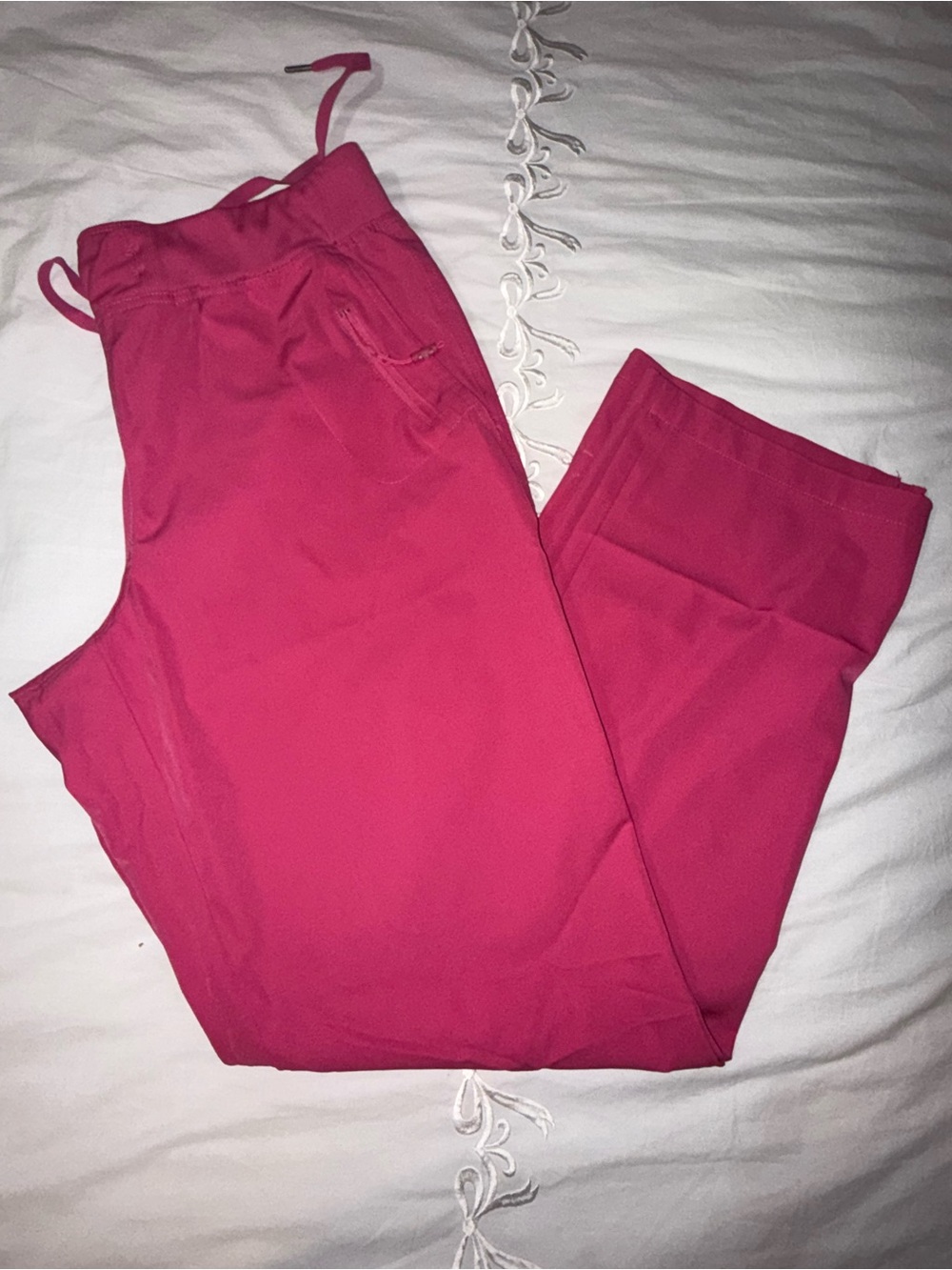 Women's Hot Pink Drawstring Pants